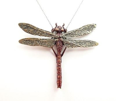 Red Dragonfly Pendant